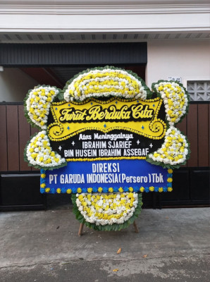 Papan Bunga Duka di Purwomartani
