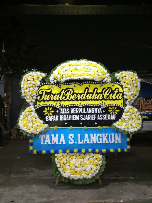 Papan Bunga Duka di Purwomartani