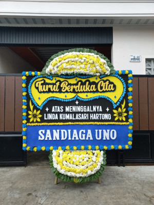 Papan Bunga Duka di Purwomartani