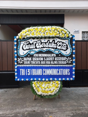 Papan Bunga Duka di Purwomartani
